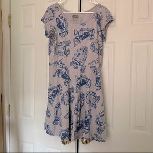 Mighty Fine Star Wars R2D2 Skater Dress